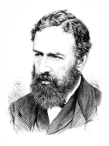 Engraving of William Stanley Jevons, 1877