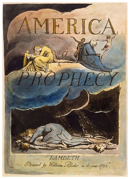 Title Page of Blake's _America_