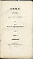 title page of Austen's _Emma_