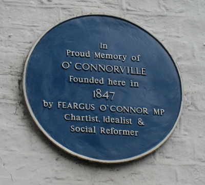 Blue Plaque to O'Connorville