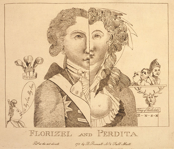 cartoon of Florizel and Perdita