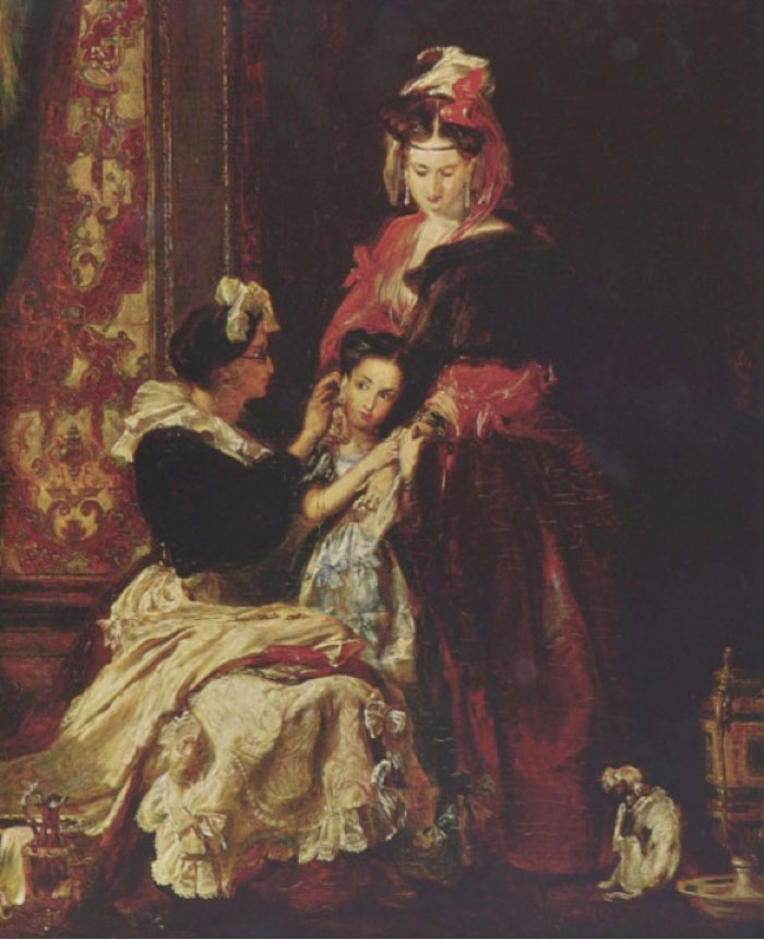 Wilkie, First Earring painting
