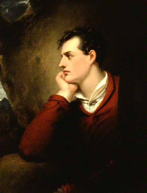 Westall portrait of Byron