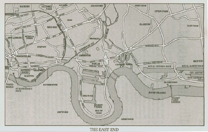 Palmer, East End map