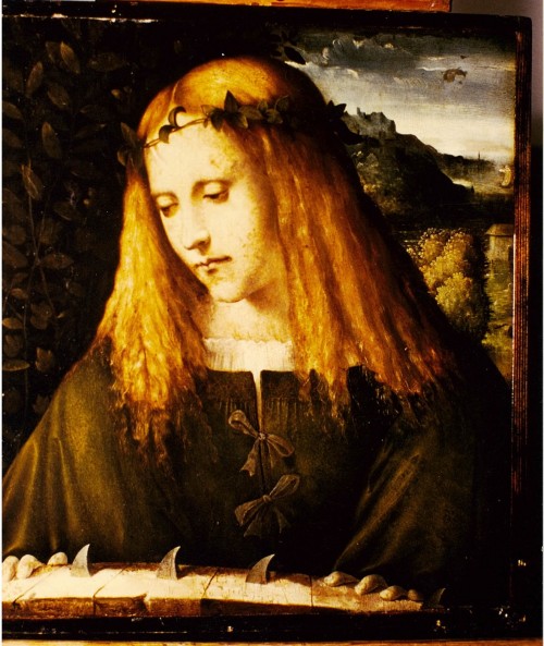 Painting of Saint Catherine of Alexandria, attributed in 1891 to Bartolomeo Veneto
