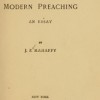 Cover of John Pentland Mahaffy’s <em>The Decay of Modern Preaching</em>