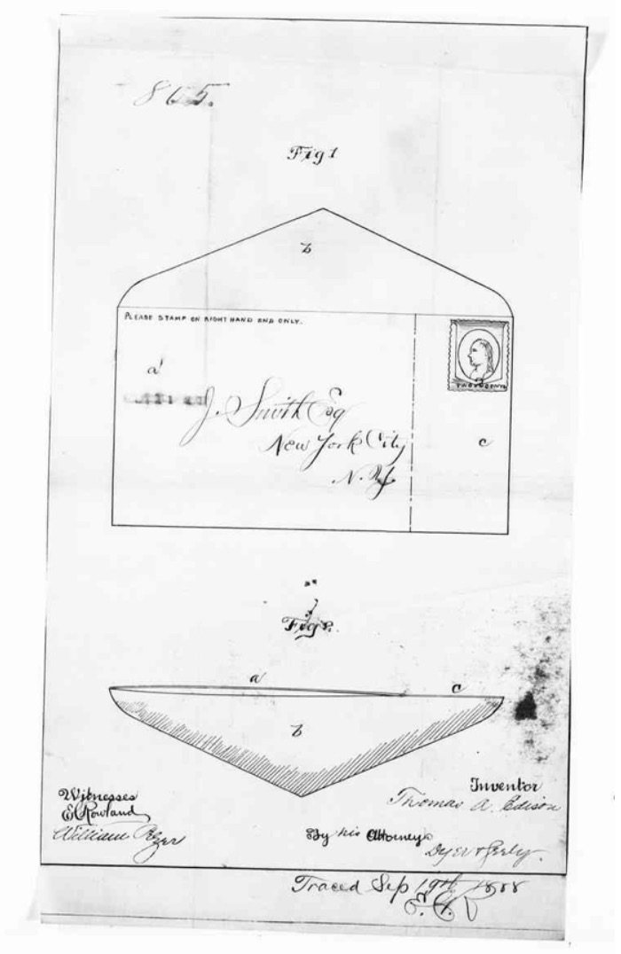Figure 1. Detail from “Patent Application, Thomas Alva Edison, September 29th, 1888.” _Edison Papers Digital Edition_. Web. 7 Nov. 2019.