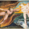 Figure 6. <em>Good & Evil Angels</em>, monoprint, 1795 (Butlin 324). Private Collection. Used with permission. Courtesy of the William Blake Archive.